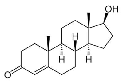 Testosterone molecule