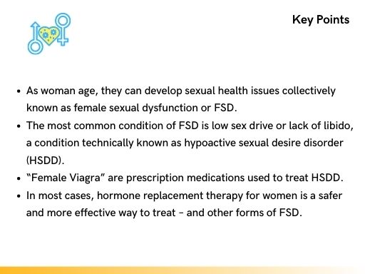 Key points about female viagra