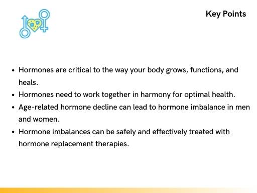 key points about hormone imbalance symptoms