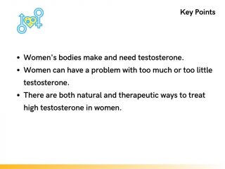 Key Points About women and testosterone