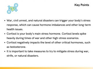 How do disasters affect our hormones and health